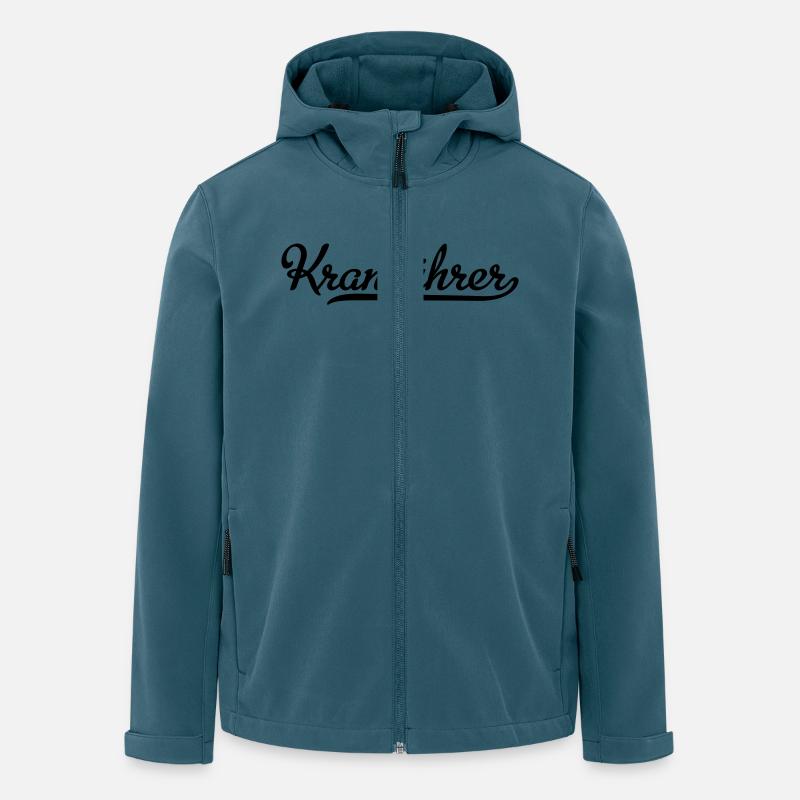 Kranführer - Recycelte Männer Softshell-Jacke von Stanley/Stella - Dunkles Petrol