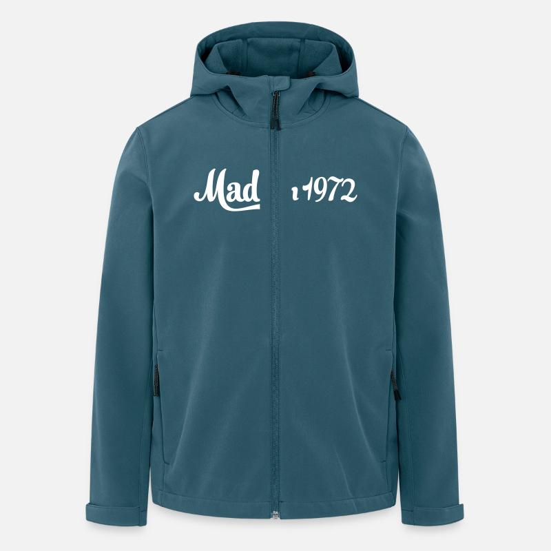 1972 - Veste softshell homme en polyester recyclé Stanley/Stella - bleu pétrole foncé