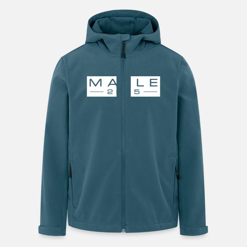 Malle 2025 - Recycelte Männer Softshell-Jacke von Stanley/Stella - Dunkles Petrol