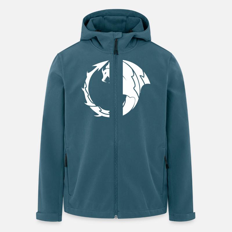 Dragon - Veste softshell homme en polyester recyclé Stanley/Stella - bleu pétrole foncé