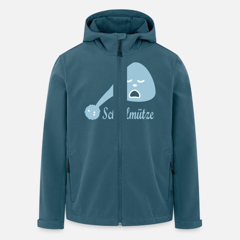 Schlafmütze - Recycelte Männer Softshell-Jacke von Stanley/Stella - Dunkles Petrol