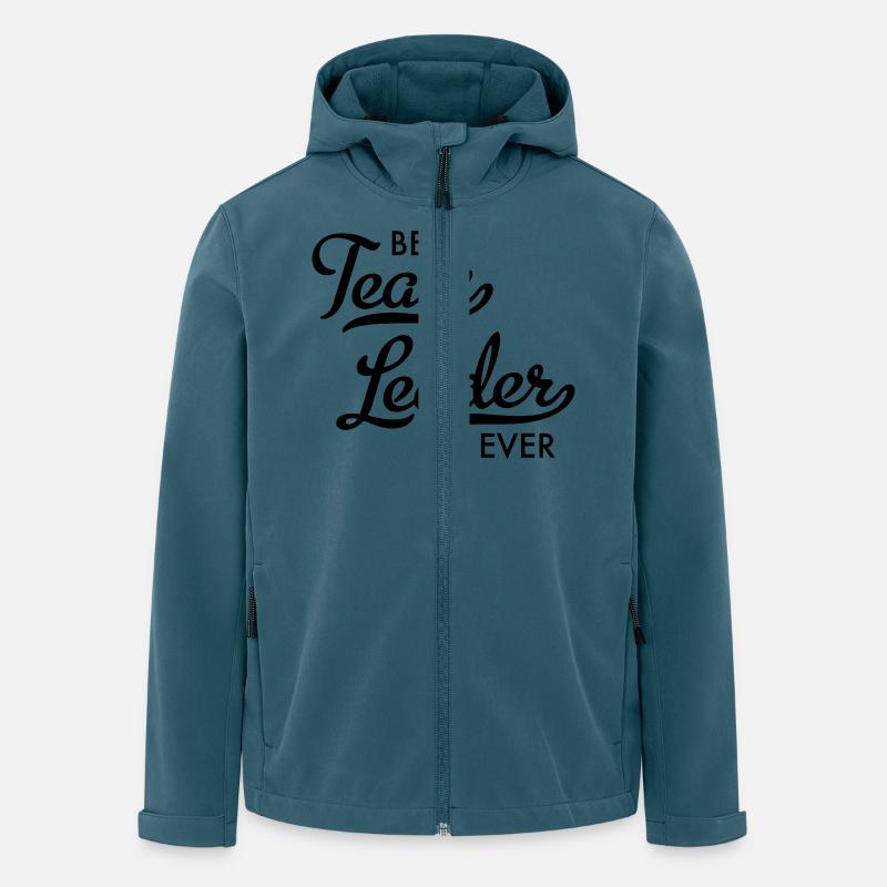 best team leader - Recycelte Männer Softshell-Jacke von Stanley/Stella - Dunkles Petrol