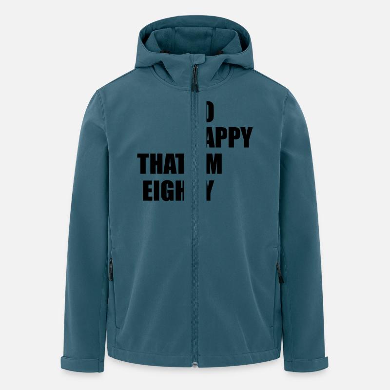 80 - Recycelte Männer Softshell-Jacke von Stanley/Stella - Dunkles Petrol