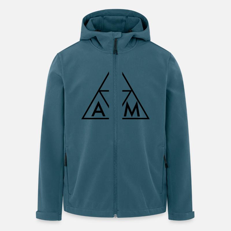 Team - Recycelte Männer Softshell-Jacke von Stanley/Stella - Dunkles Petrol