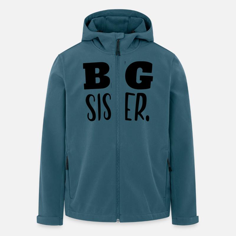 große Schwester - Recycelte Männer Softshell-Jacke von Stanley/Stella - Dunkles Petrol