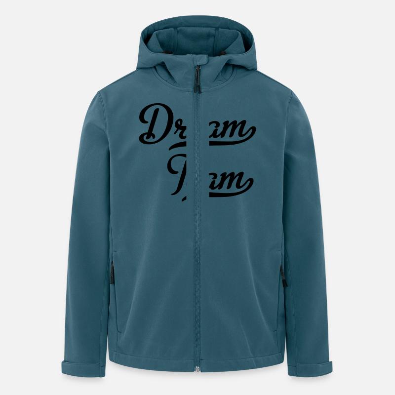 Dream Team - Recycelte Männer Softshell-Jacke von Stanley/Stella - Dunkles Petrol