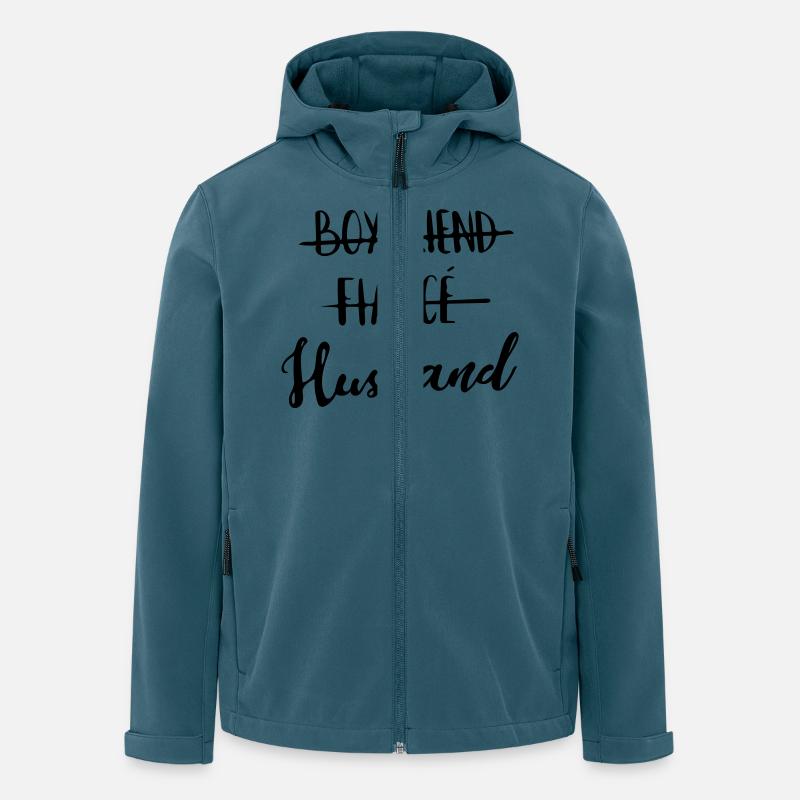 Ehemann - Recycelte Männer Softshell-Jacke von Stanley/Stella - Dunkles Petrol