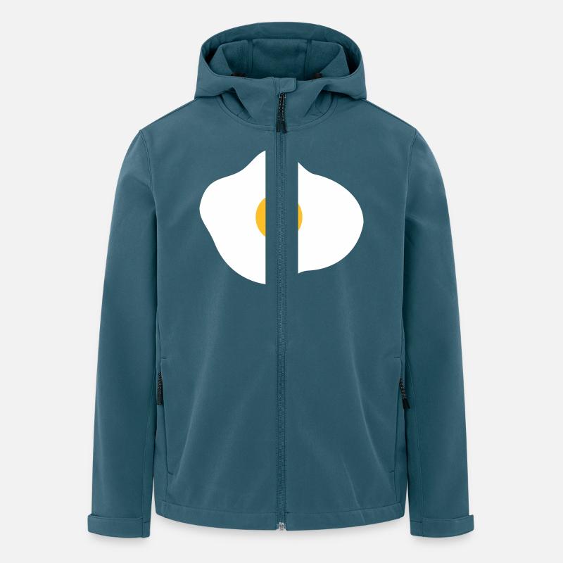 Spiegelei - Ei - Recycelte Männer Softshell-Jacke von Stanley/Stella - Dunkles Petrol