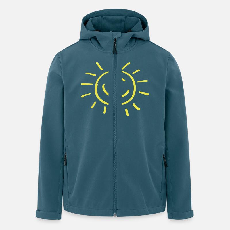 somma III - Recycelte Männer Softshell-Jacke von Stanley/Stella - Dunkles Petrol