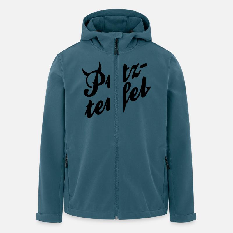 Putzteufel - Recycelte Männer Softshell-Jacke von Stanley/Stella - Dunkles Petrol