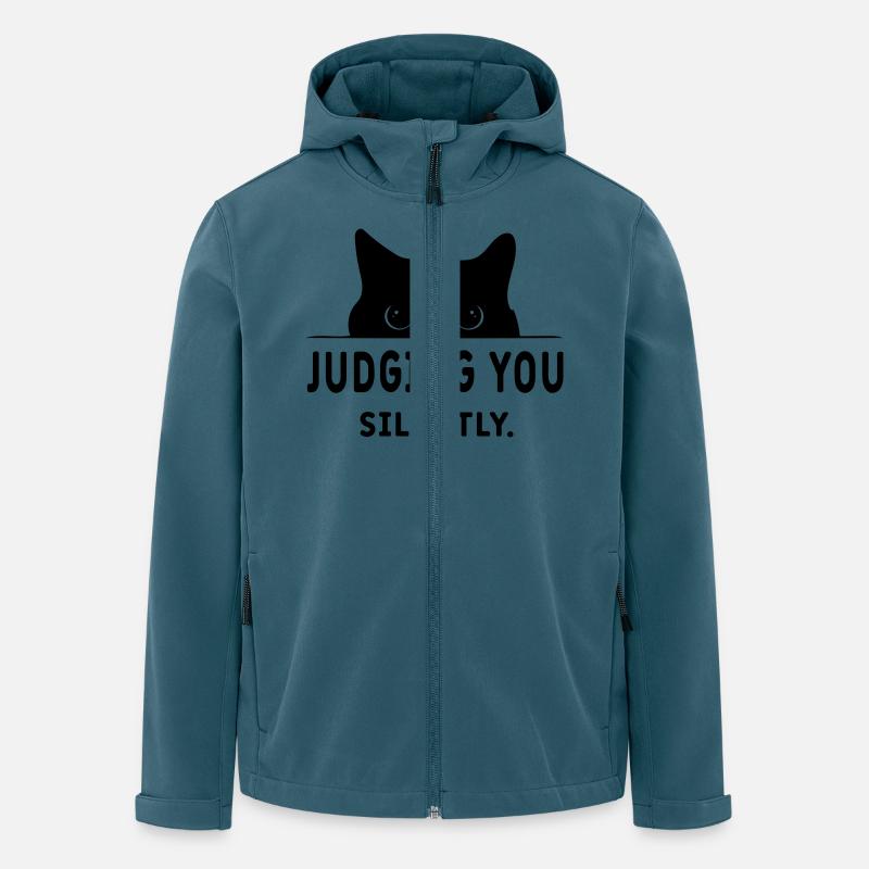 judging you silently - Men’s Recycled Softshell Jacket by Stanley/Stella - stargazer