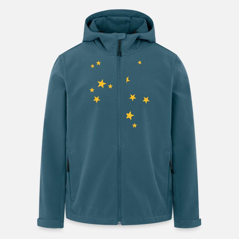Schütze Sternbild - Recycelte Männer Softshell-Jacke von Stanley/Stella - Dunkles Petrol