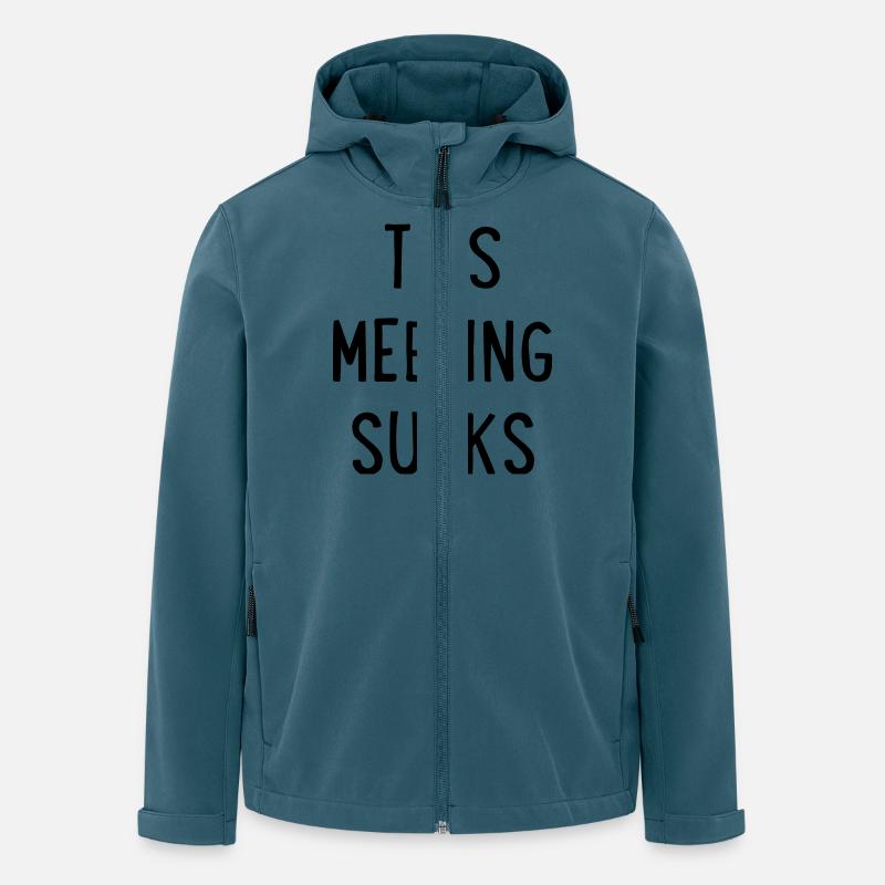 Meeting - Recycelte Männer Softshell-Jacke von Stanley/Stella - Dunkles Petrol