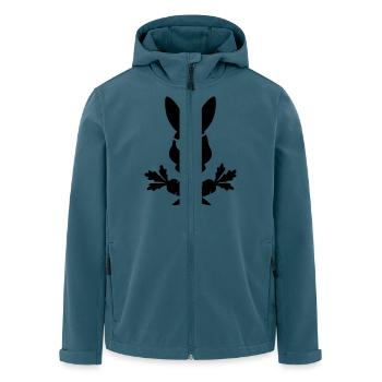 Lapin Pirate - Veste softshell homme en polyester recyclé Stanley/Stella - bleu pétrole foncé - Devant - AI Model Male 185 light (185cm)