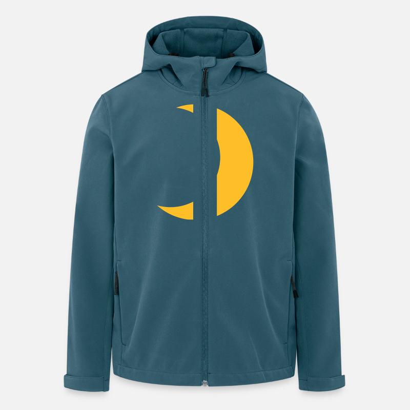 Mond - Recycelte Männer Softshell-Jacke von Stanley/Stella - Dunkles Petrol