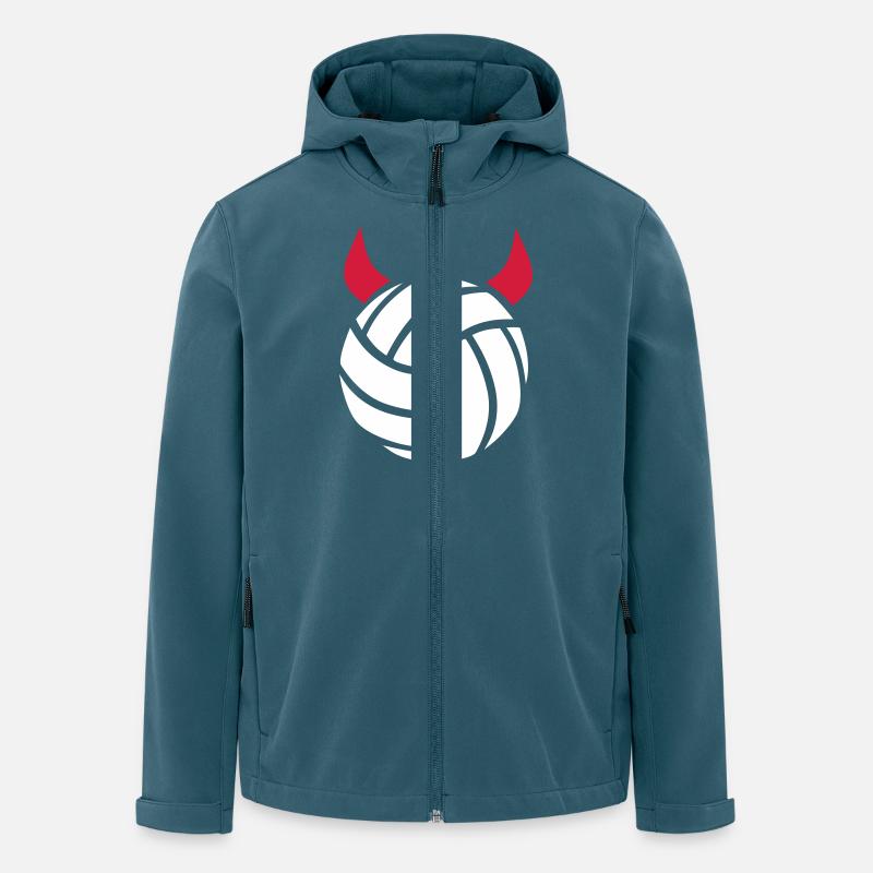 Volleyball - Men’s Recycled Softshell Jacket by Stanley/Stella - stargazer