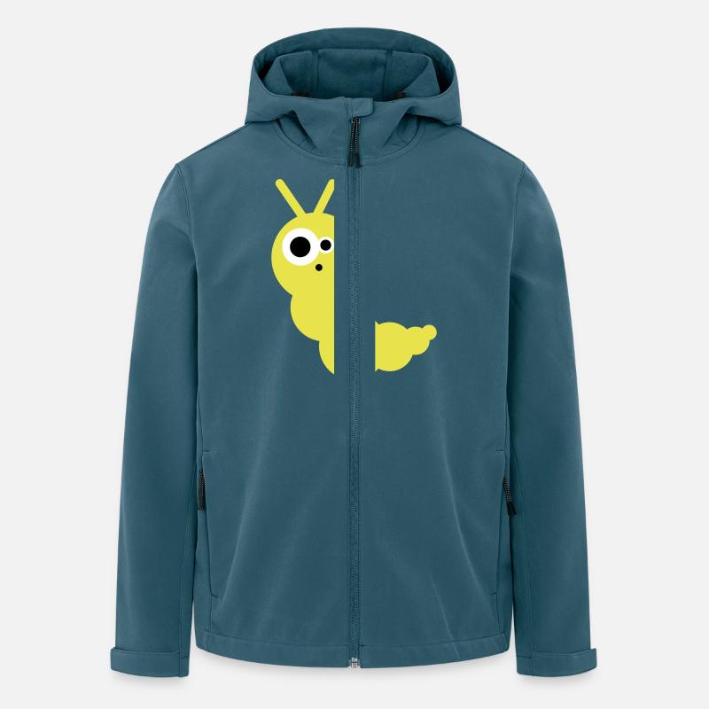 wurm - Recycelte Männer Softshell-Jacke von Stanley/Stella - Dunkles Petrol