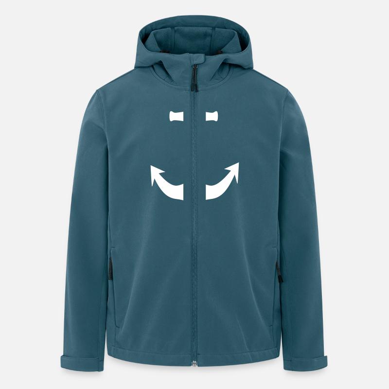 Anker - Recycelte Männer Softshell-Jacke von Stanley/Stella - Dunkles Petrol