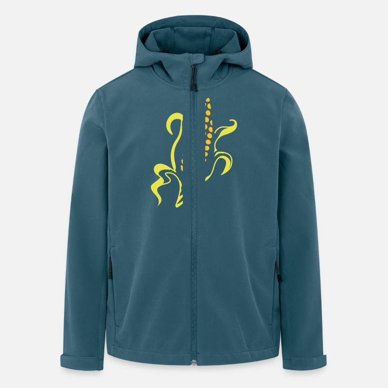 Maiskolben - Recycelte Männer Softshell-Jacke von Stanley/Stella - Dunkles Petrol