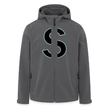 letter s vector - Men’s Recycled Softshell Jacket by Stanley/Stella - stargazer - Front - AI Model Male 185 light (185cm)