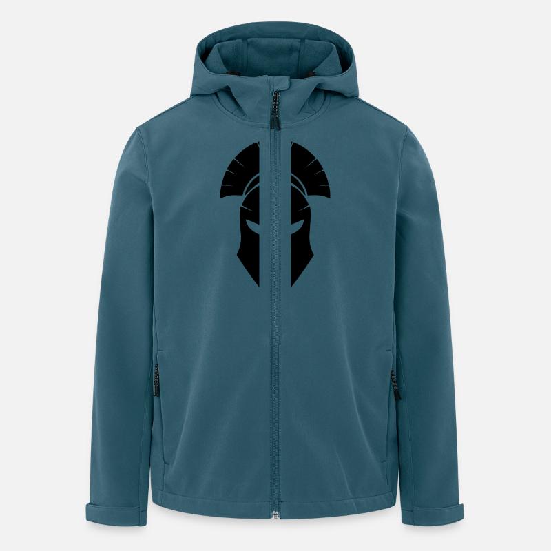 sparta helm - Recycelte Männer Softshell-Jacke von Stanley/Stella - Dunkles Petrol