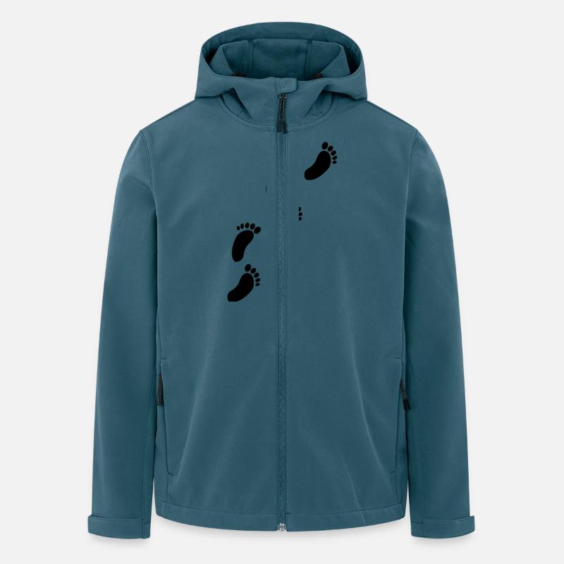 Footprints - Men’s Recycled Softshell Jacket by Stanley/Stella - stargazer