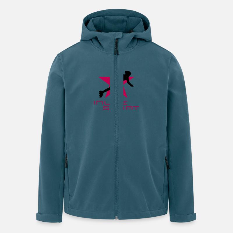 inliner_092011_b_2c - Recycelte Männer Softshell-Jacke von Stanley/Stella - Dunkles Petrol