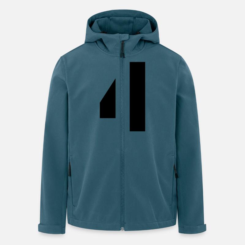 4 - Recycelte Männer Softshell-Jacke von Stanley/Stella - Dunkles Petrol