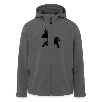 Glückliches Baby Einhorn - Happy Baby Unicorn - Veste softshell homme en polyester recyclé Stanley/Stella - bleu pétrole foncé - Devant - AI Model Male 185 light (185cm)