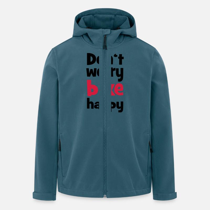 Motorrad - Recycelte Männer Softshell-Jacke von Stanley/Stella - Dunkles Petrol