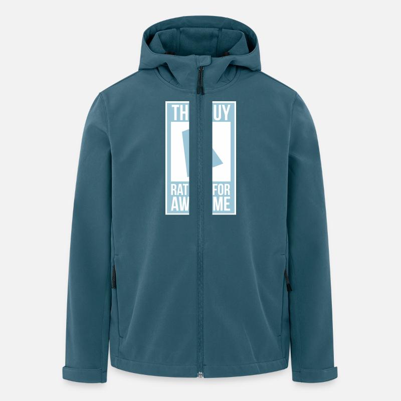 rated a - Veste softshell homme en polyester recyclé Stanley/Stella - bleu pétrole foncé