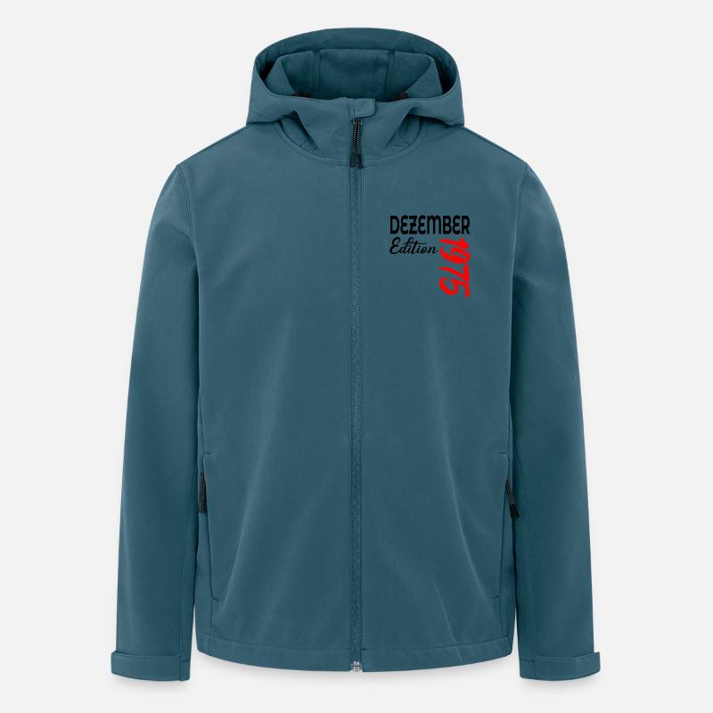 51. GEBURTSTAG DEZEMBER 1975 - Recycelte Männer Softshell-Jacke von Stanley/Stella - Dunkles Petrol