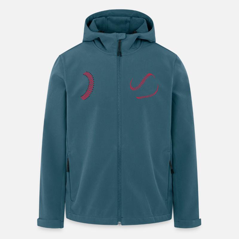 baseball - Recycelte Männer Softshell-Jacke von Stanley/Stella - Dunkles Petrol