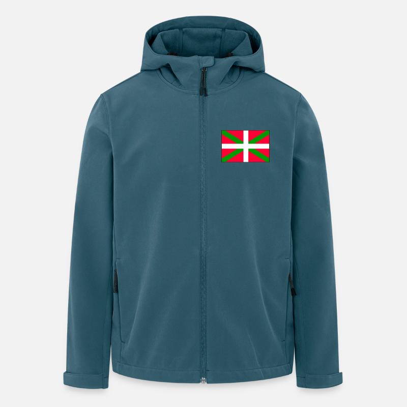 Basque Flag - Men’s Recycled Softshell Jacket by Stanley/Stella - stargazer