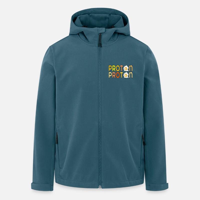PROTEIN SPIEGELEIER EIER - Recycelte Männer Softshell-Jacke von Stanley/Stella - Dunkles Petrol