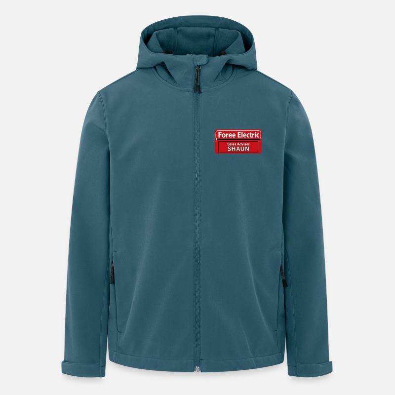 Foree Electric - Veste softshell homme en polyester recyclé Stanley/Stella - bleu pétrole foncé