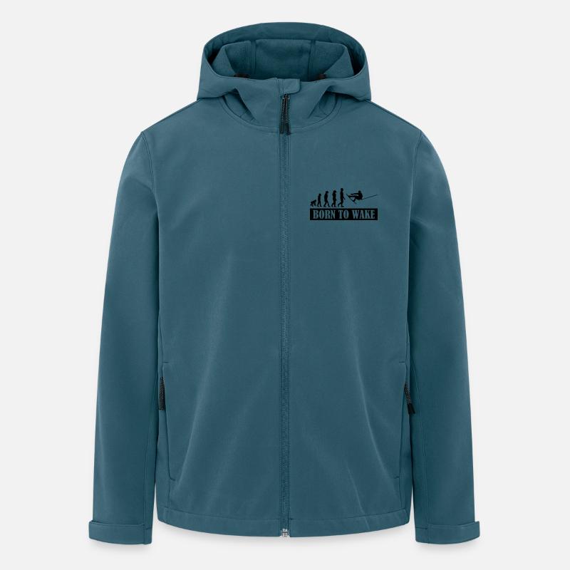 Wakeboard,Shred,Wakeboarder,Wakeboarding,Wake - Recycelte Männer Softshell-Jacke von Stanley/Stella - Dunkles Petrol