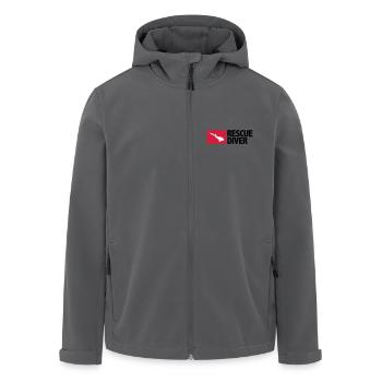 Rescue Diver - Veste softshell homme en polyester recyclé Stanley/Stella - bleu pétrole foncé - Devant - AI Model Male 185 light (185cm)