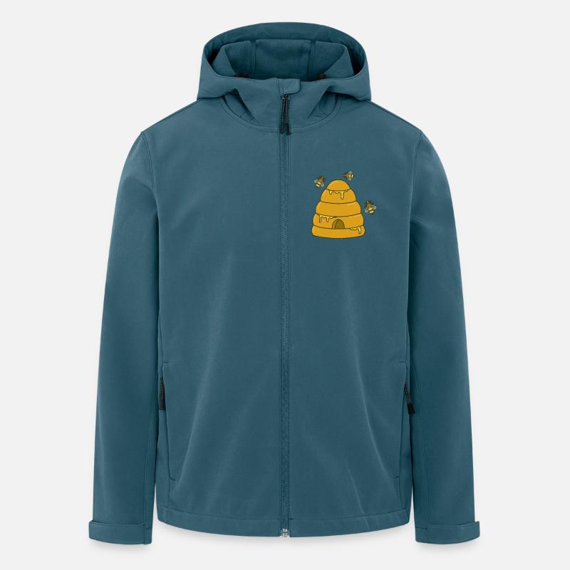 honey hive bees - Men’s Recycled Softshell Jacket by Stanley/Stella - stargazer