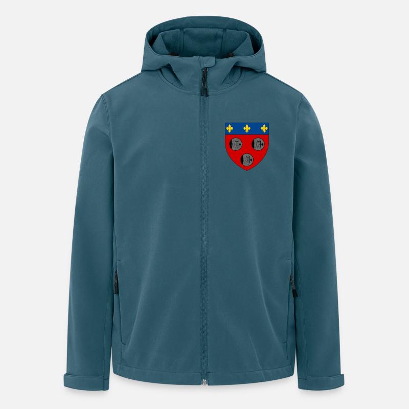 Wappen des Beauce - Recycelte Männer Softshell-Jacke von Stanley/Stella - Dunkles Petrol