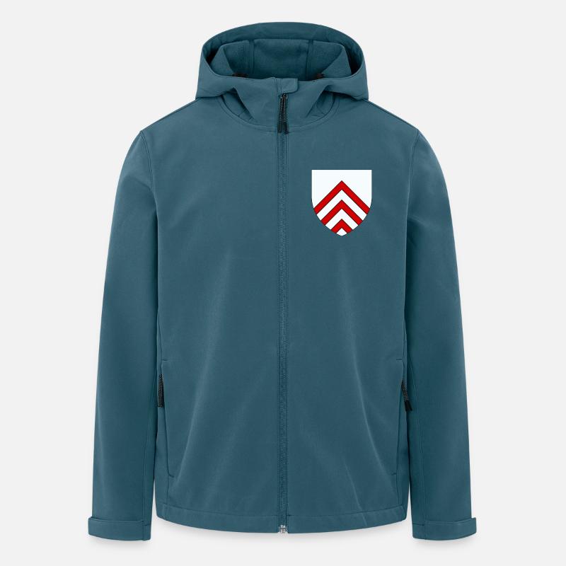 Blason du Perche - Veste softshell homme en polyester recyclé Stanley/Stella - bleu pétrole foncé