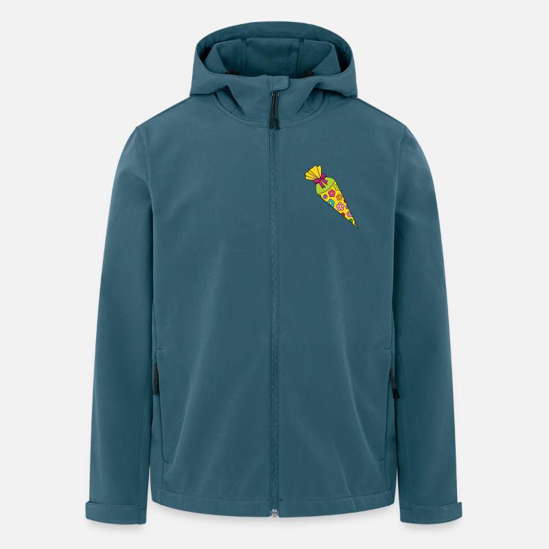 School Cone Sugar Cone - Men’s Recycled Softshell Jacket by Stanley/Stella - stargazer