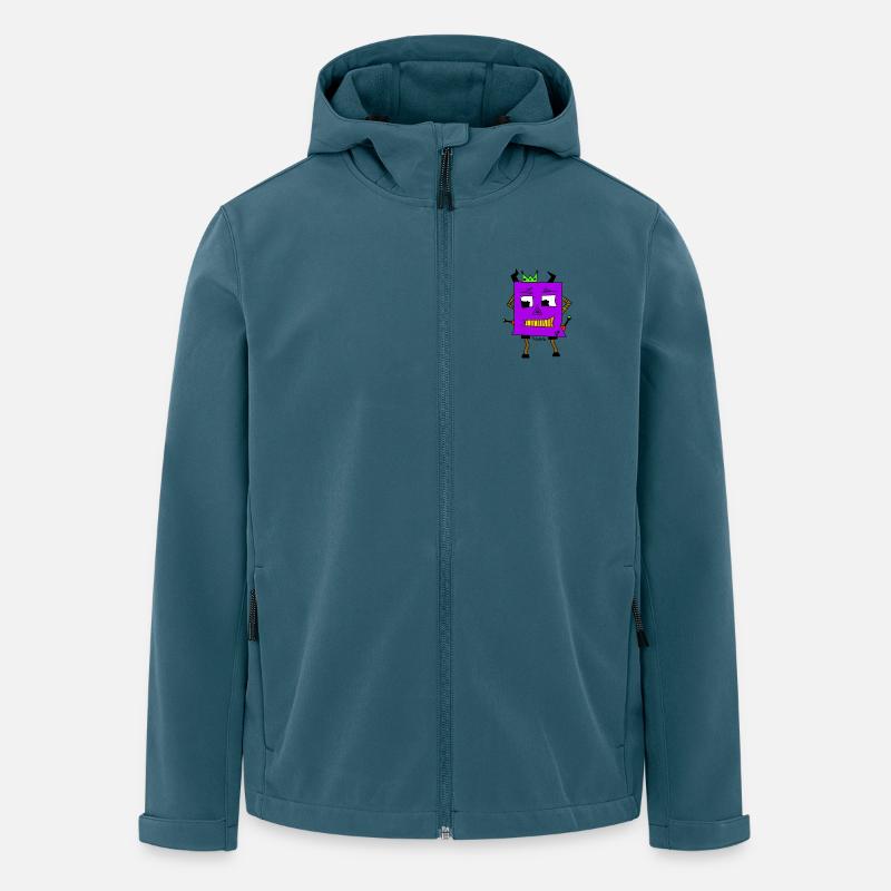 Krobo - Recycelte Männer Softshell-Jacke von Stanley/Stella - Dunkles Petrol
