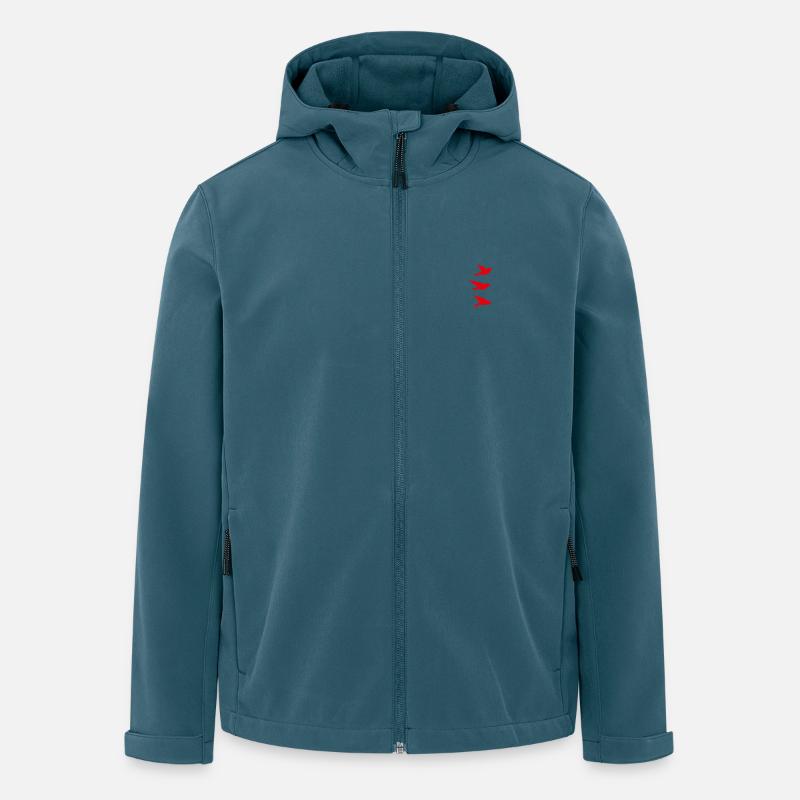 Red birds - Men’s Recycled Softshell Jacket by Stanley/Stella - stargazer