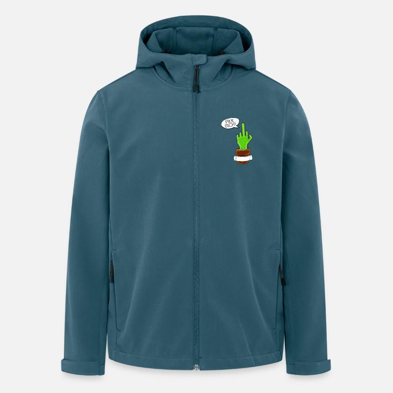 Graffiti - Recycelte Männer Softshell-Jacke von Stanley/Stella - Dunkles Petrol