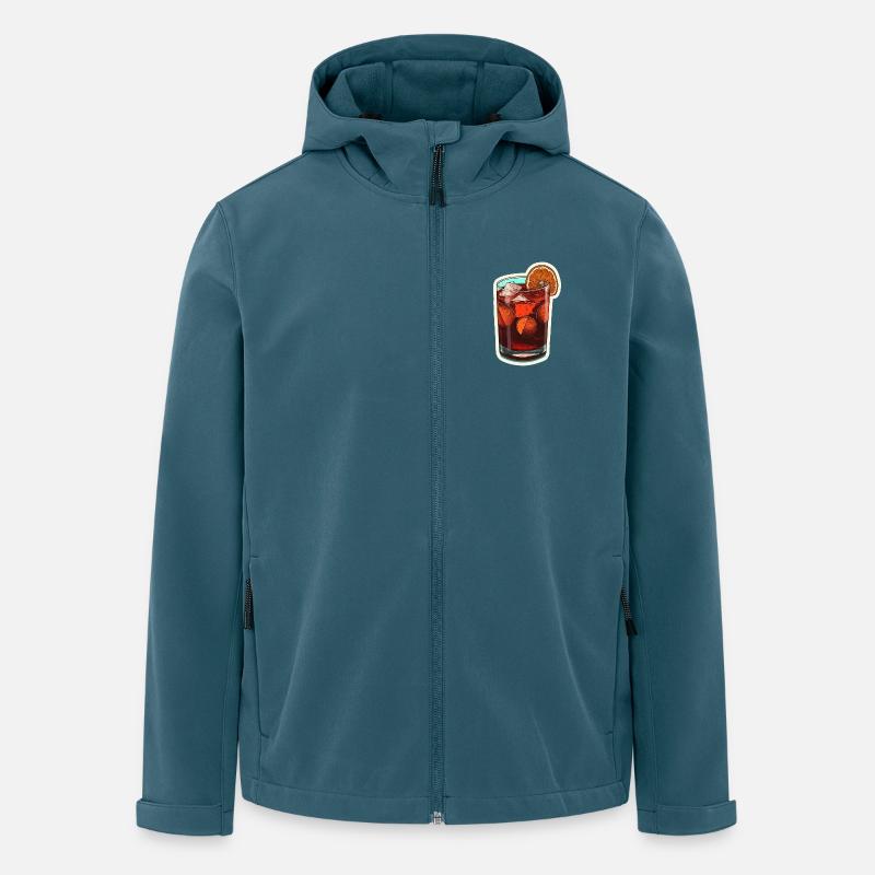 Negroni Cocktail - Recycelte Männer Softshell-Jacke von Stanley/Stella - Dunkles Petrol