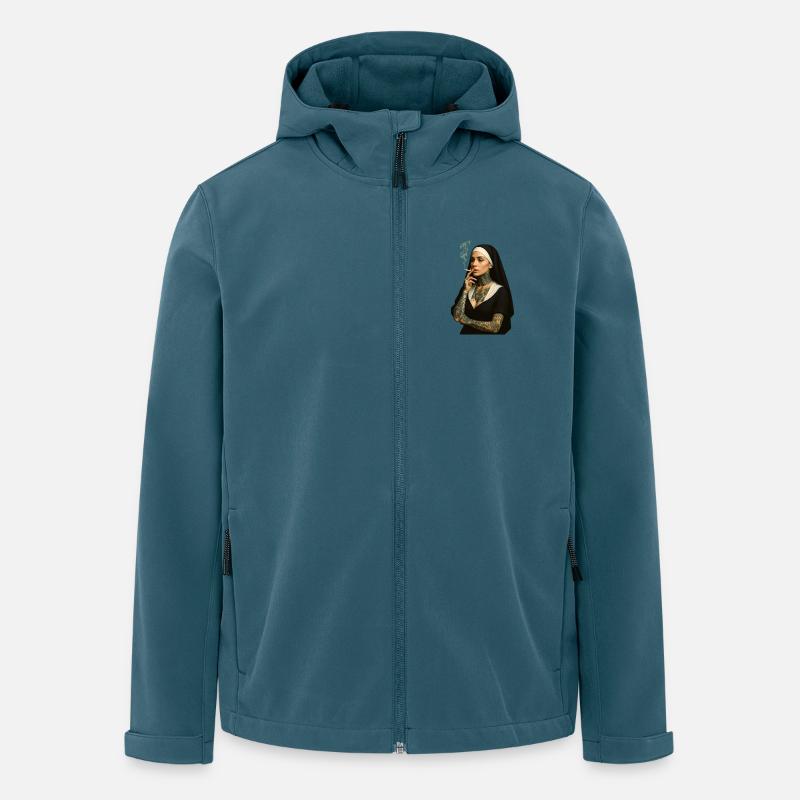 G' Nonne - Recycelte Männer Softshell-Jacke von Stanley/Stella - Dunkles Petrol