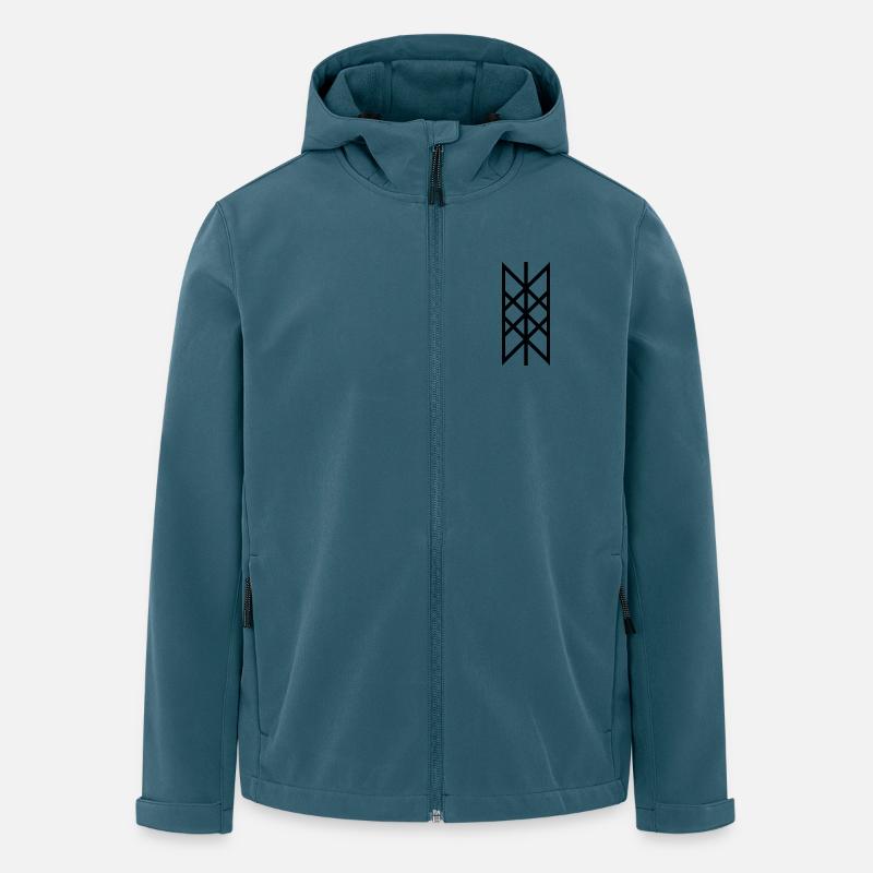 Wyrd - Recycelte Männer Softshell-Jacke von Stanley/Stella - Dunkles Petrol