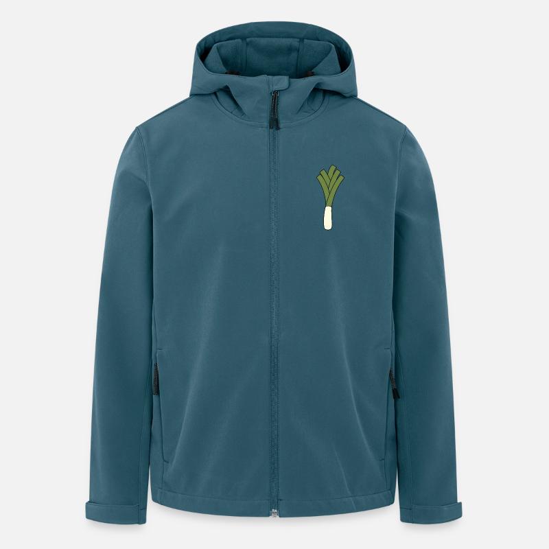 Lauch - Recycelte Männer Softshell-Jacke von Stanley/Stella - Dunkles Petrol