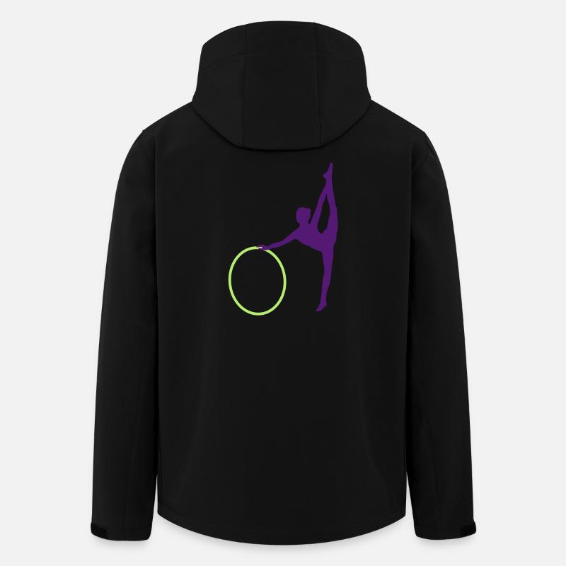 Gymnastik - Recycelte Männer Softshell-Jacke von Stanley/Stella - Schwarz